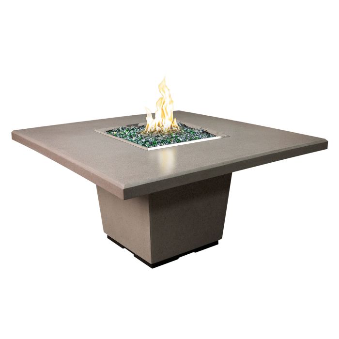 Cosmopolitan 60" Square GFRC Fire Table - American Fyre Designs