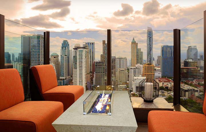 Grand Canyon  – Olympus Rectangular Fire Table 24" High