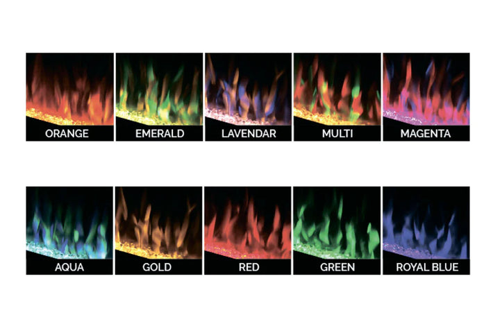 Chimenea eléctrica empotrada de 50-60" de la serie Challenger de Modern Flames