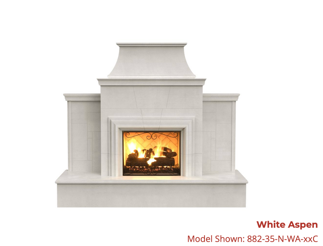 "Grand Cordova" Fireplace- American Fyre Designs