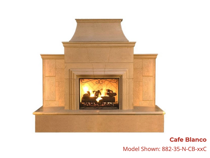 "Grand Cordova" Fireplace- American Fyre Designs