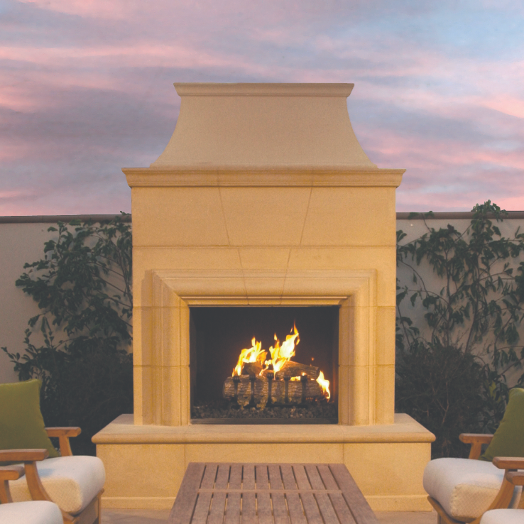 "Cordova" Fireplace- American Fyre Designs