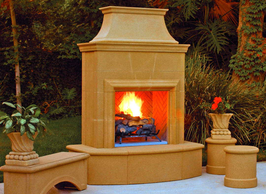 "Petite Cordova" Fireplace- American Fyre Designs