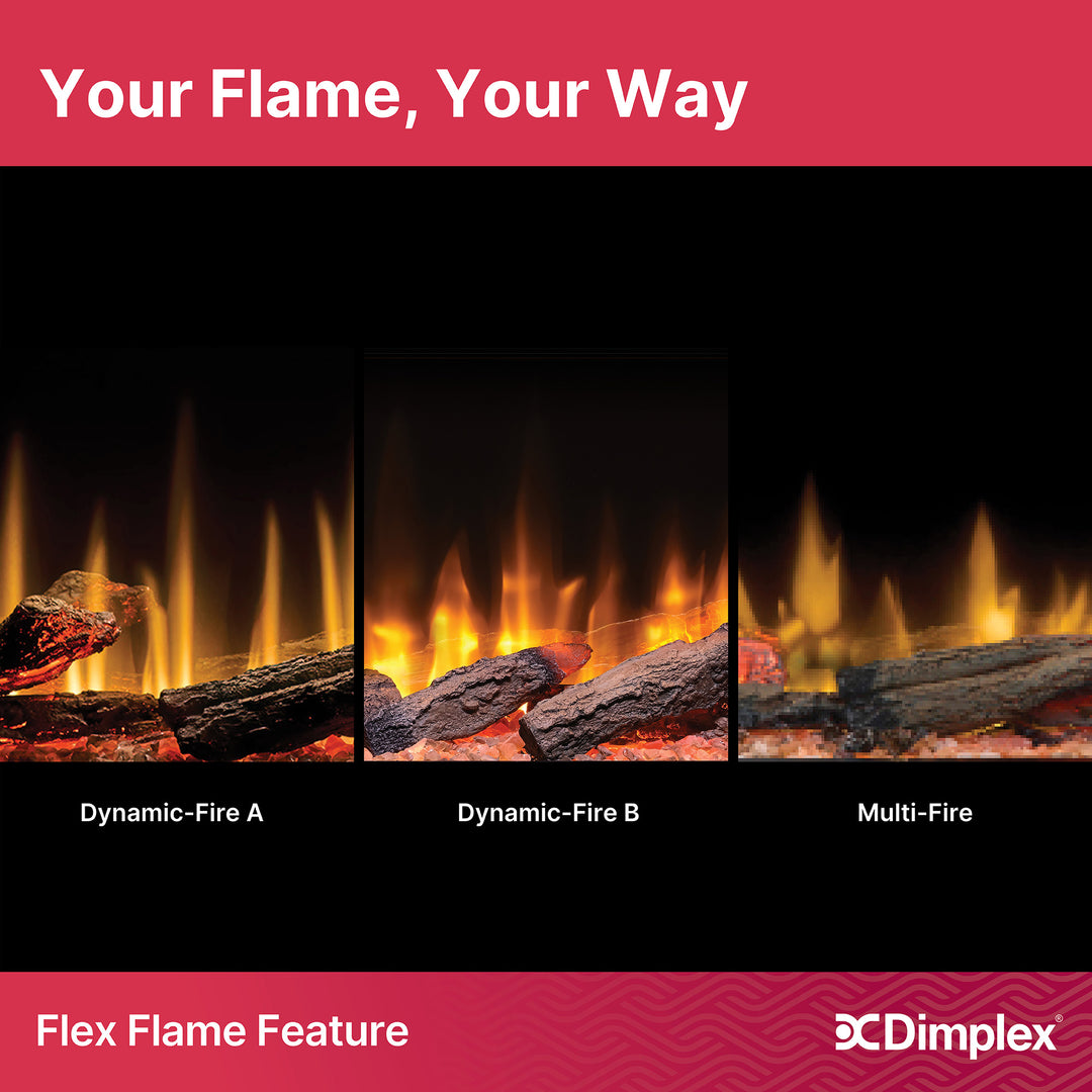 Dimplex Ignite Ultra 50"-100" Built-In Linear Electric Fireplace