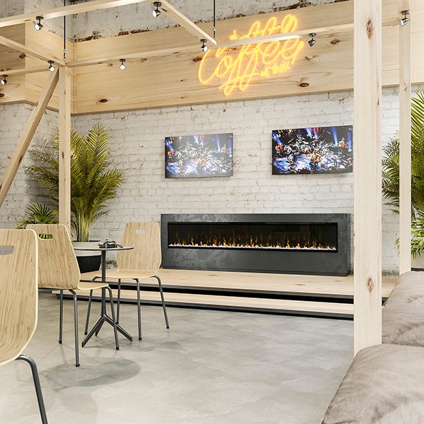 Chimenea eléctrica empotrada lineal Dimplex IgniteXL de 50 a 100 pulgadas