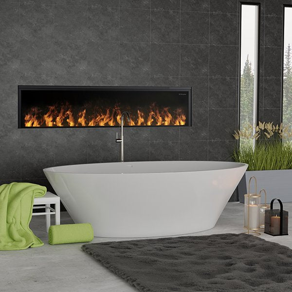 Chimenea eléctrica lineal Dimplex Opti-Myst de 66 pulgadas