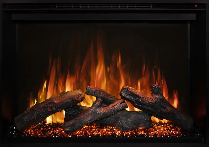 Chimenea eléctrica empotrada Modern Flames serie Redstone de 26 a 54 pulgadas