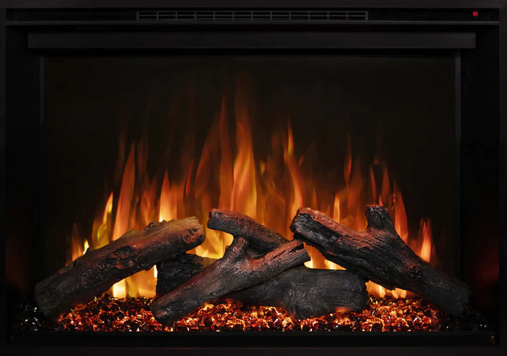 Chimenea eléctrica empotrada Modern Flames serie Redstone de 26 a 54 pulgadas