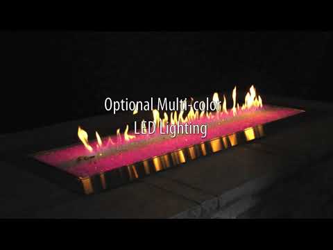 The Carol Rose Collection 48"-60" LED Linear Outdoor Firepit