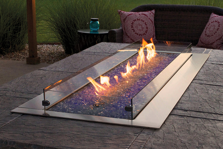 The Carol Rose Collection 48"-60" LED Linear Outdoor Firepit