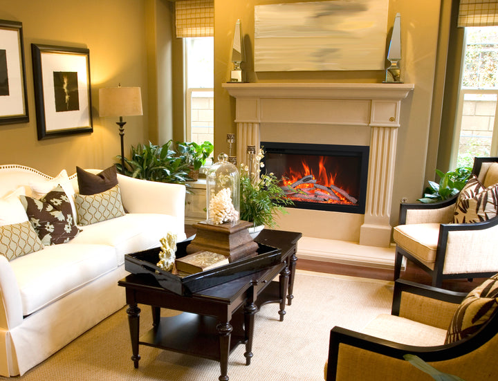 Amantii TRD SMART - Chimenea eléctrica de 26 a 48 pulgadas