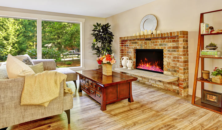 Amantii TRD SMART - Chimenea eléctrica de 26 a 48 pulgadas