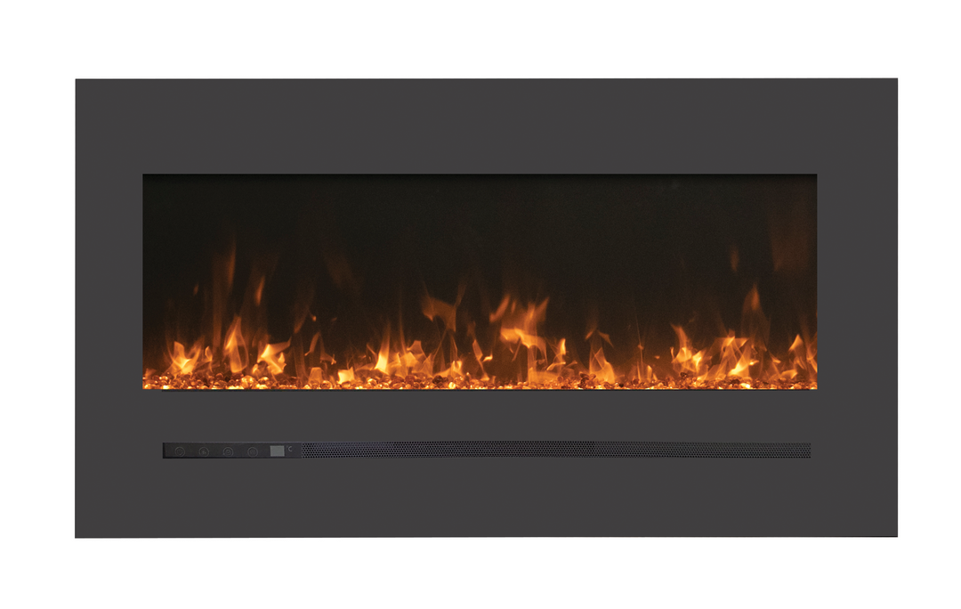 Chimenea eléctrica lineal Sierra Flame WM-FML-STL