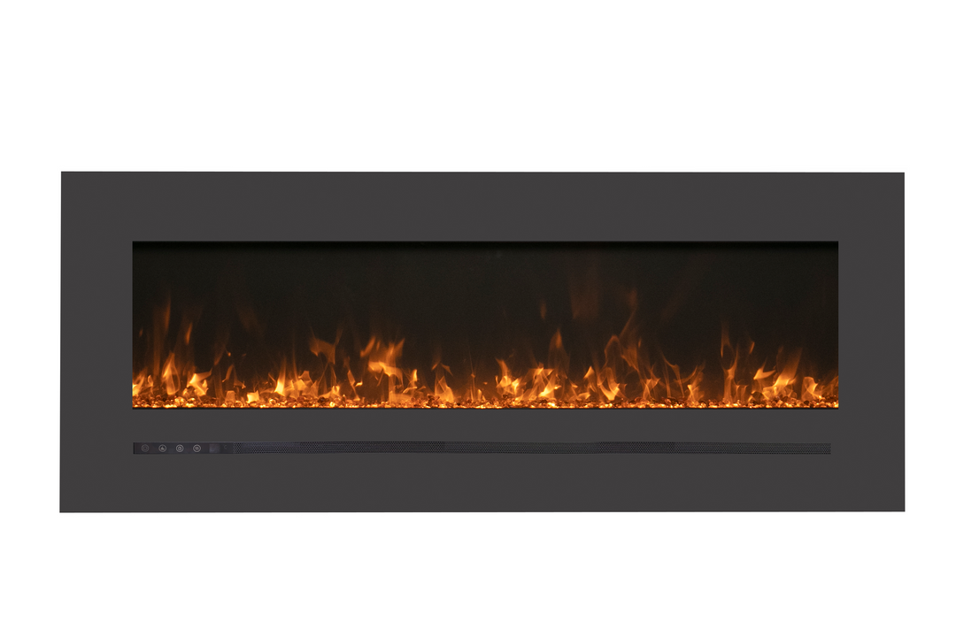 Chimenea eléctrica lineal Sierra Flame WM-FML-STL