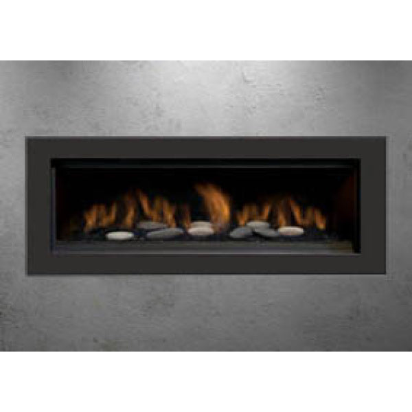 Chimenea lineal Sierra Flame AUSTIN de 65" con ventilación directa a gas natural o propano líquido