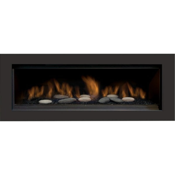 Chimenea lineal Sierra Flame AUSTIN de 65" con ventilación directa a gas natural o propano líquido