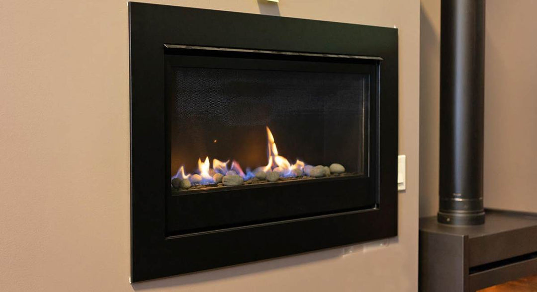 Chimenea lineal Sierra Flame Boston de 36" con ventilación directa y encendido electrónico