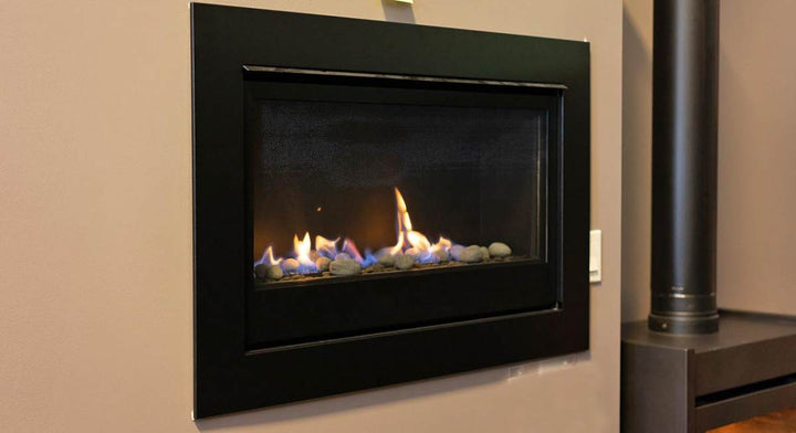 Chimenea lineal Sierra Flame Boston de 36" con ventilación directa y encendido electrónico