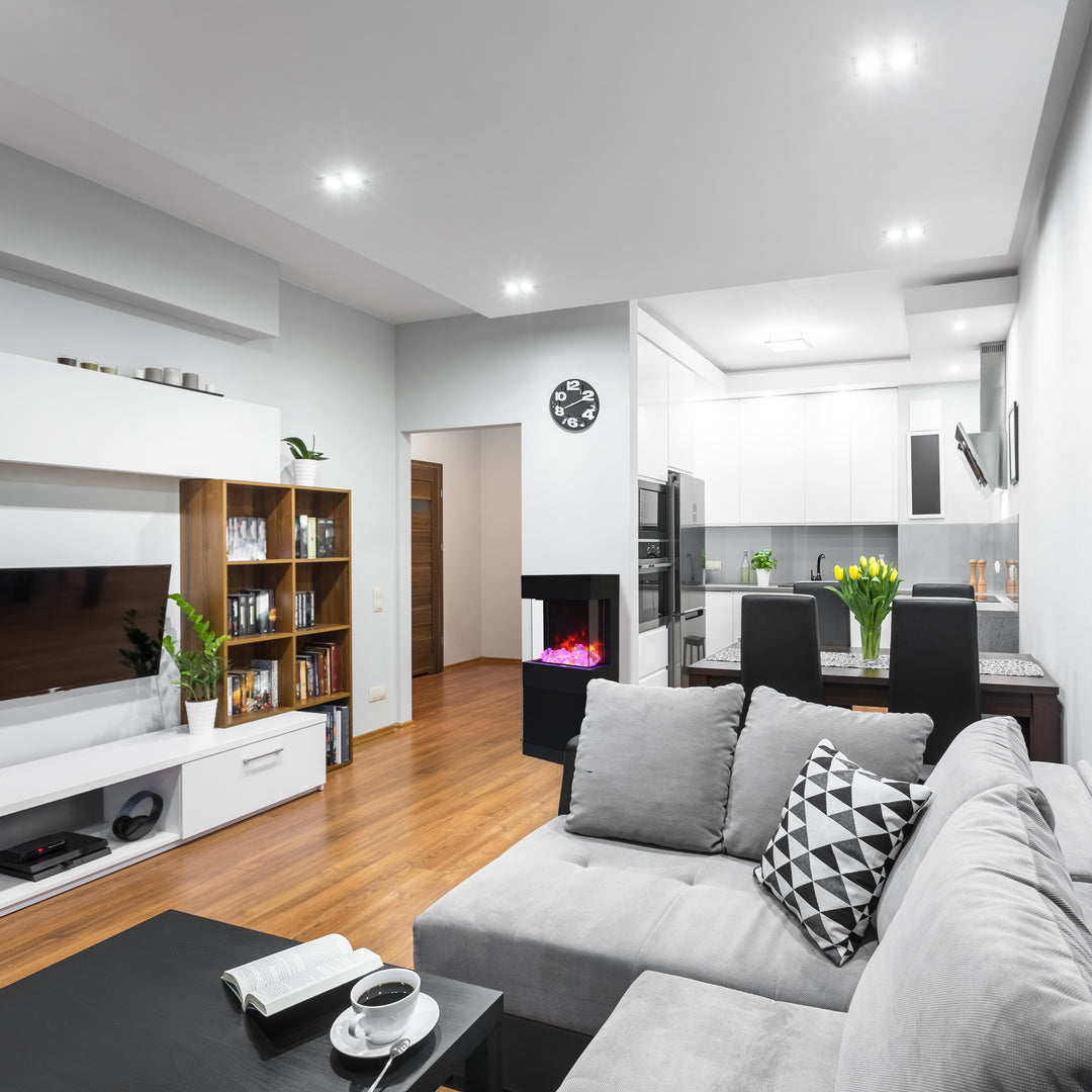 Chimenea eléctrica independiente Amantii Cube 2025WM