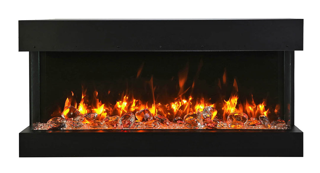 Chimenea eléctrica Remii BAY-SLIM de 3 lados