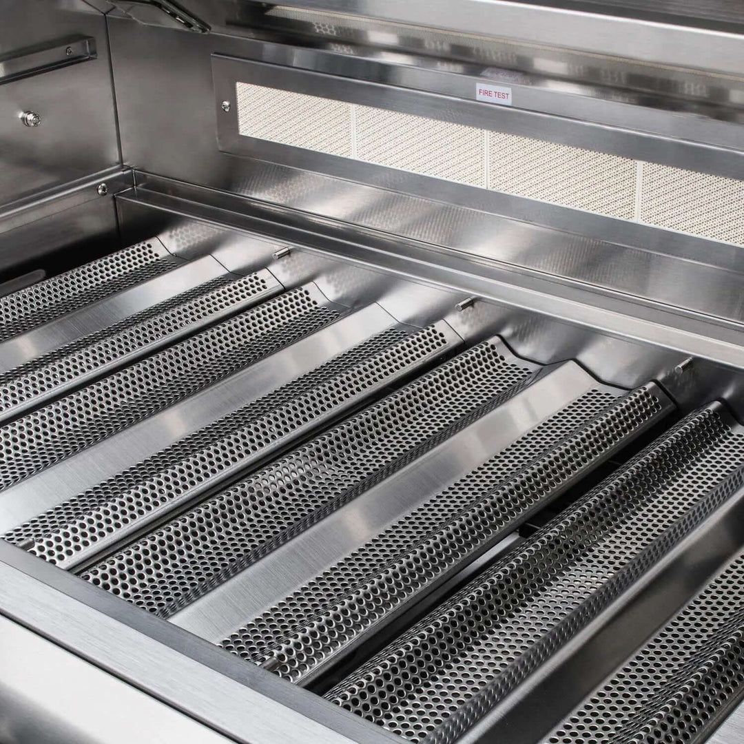 Parrilla empotrada Blaze Premium LTE de 40 pulgadas y 5 quemadores con quemador infrarrojo trasero y luces de parrilla - BLZ-5LTE2-NG/LP