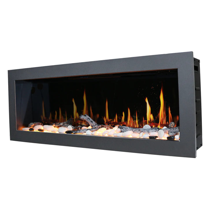 Chimenea eléctrica de pared Litedeer Latitude II de 58" con aplicación - ZEF58V