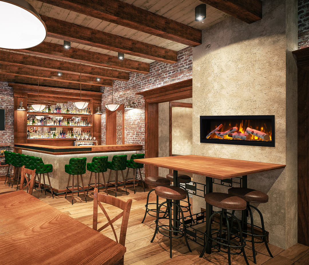 Amantii Panorama BI Slim Chimenea eléctrica inteligente