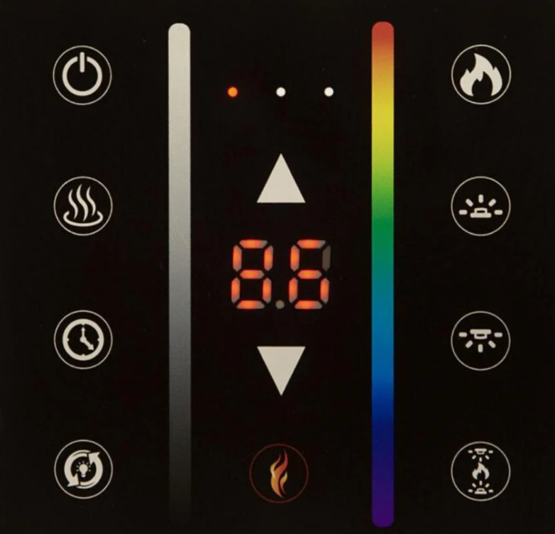 Chimenea eléctrica inteligente Modern Flames "Landscape Pro Slim", tamaños: 44" - 96"