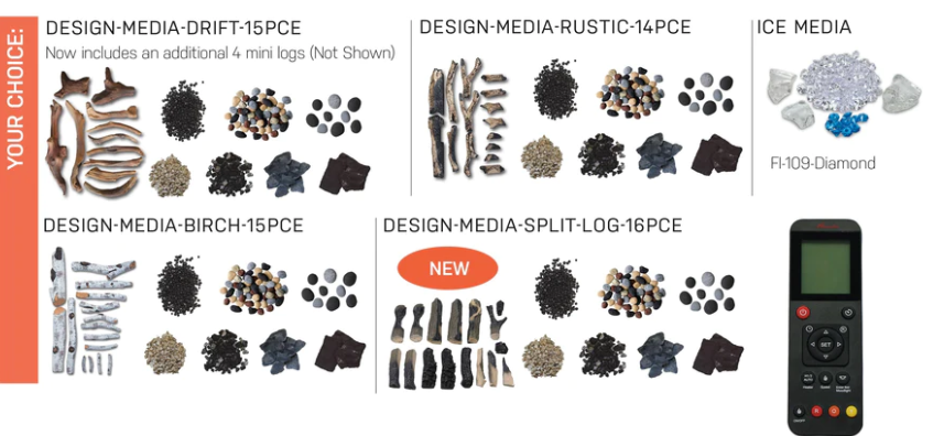 Amantii - Chimenea eléctrica empotrada inteligente Tru View XL Deep para interiores y exteriores de 3 lados