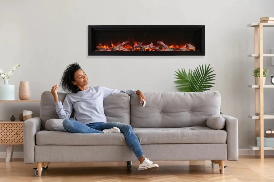 Chimenea eléctrica a medida Amantii Symmetry