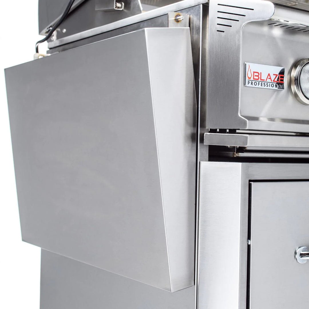 Parrilla independiente Blaze Professional LUX de 34 pulgadas y 3 quemadores con quemador infrarrojo trasero - BLZ-3PRO-NG/LP