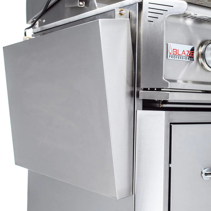 Parrilla independiente Blaze Professional LUX de 34 pulgadas y 3 quemadores con quemador infrarrojo trasero - BLZ-3PRO-NG/LP