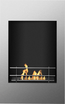 Chimenea de etanol empotrada Bio Flame Xelo de 19 pulgadas