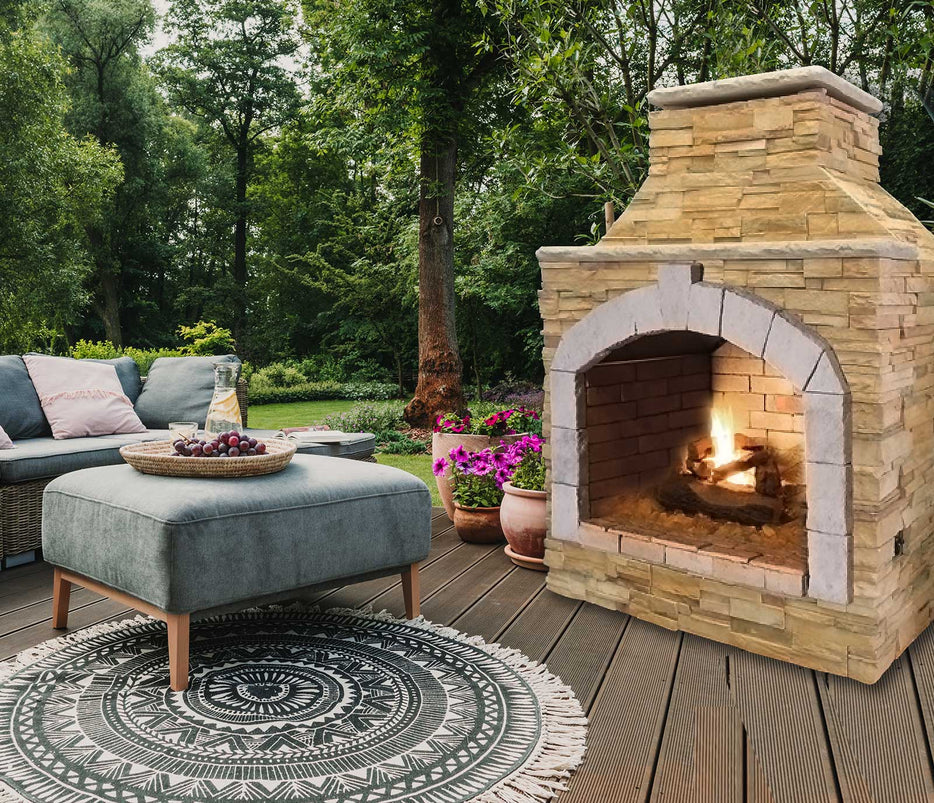 outside fireplaces