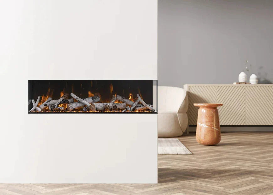 electric fireplace inside