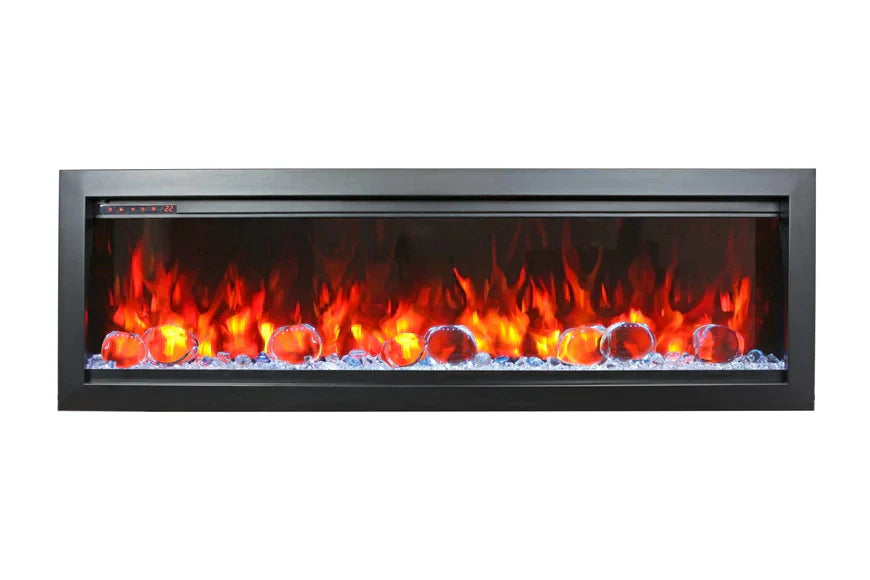 Amantii Symmetry Bespoke electric fireplace — available at Fireplace Bros