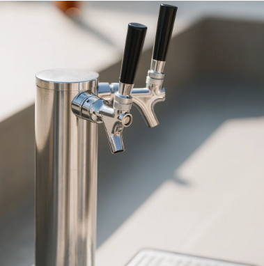 Bring the Bar to Your Backyard with this Dual Tap Kegerator by True Flame