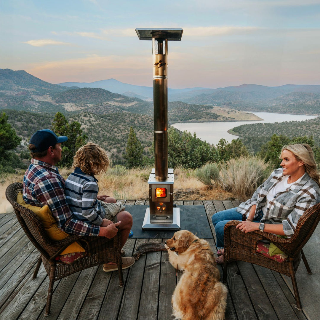 Lil’ Timber Outdoor Fireplace and Heater