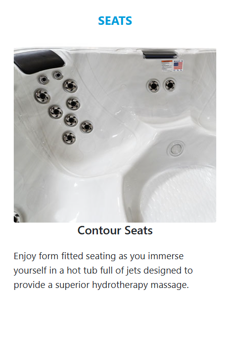 American Spas 6-Person Lounger with 100 Jets