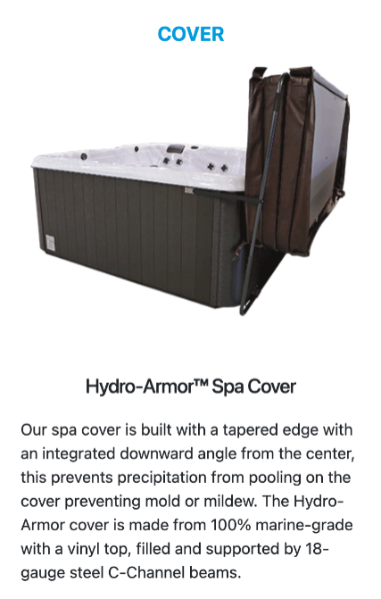 American Spas 6-Person Lounger with 100 Jets