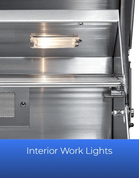 Broilmaster G-Series 42" Elite Edition Built-In Gas Grill featuring four high-performance Bow Tie burners and 1,006 sq. in. total cooking space.
