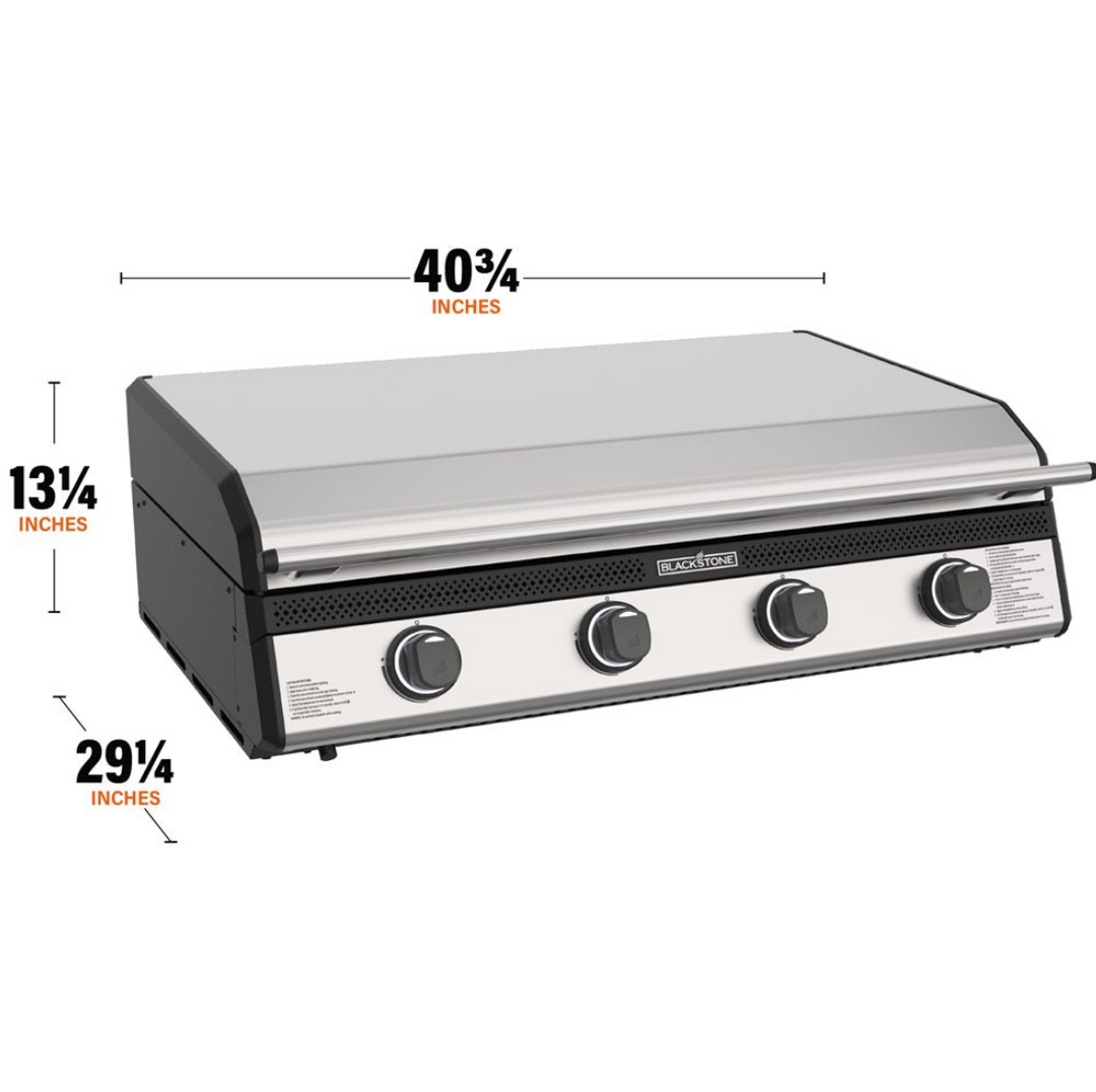 Blackstone 36” Drop-In SS Griddle with Hood - Propane Ready