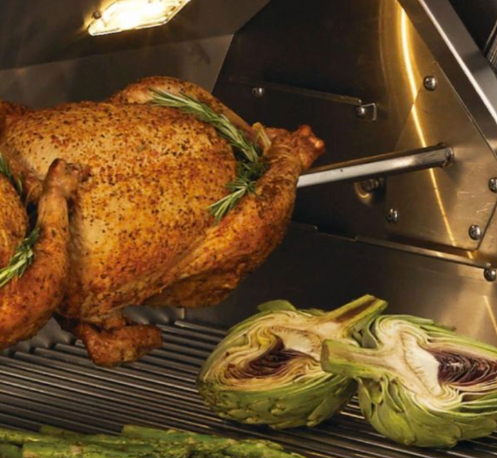 Twin Eagles 36" Pellet Grill w/ Rotisserie - Built-In