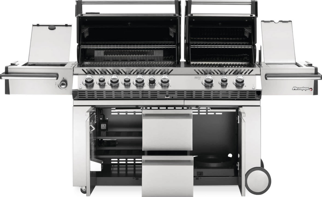 Napoleon Prestige Pro 825with Side Burner, Infrared Rear & Bottom Burner