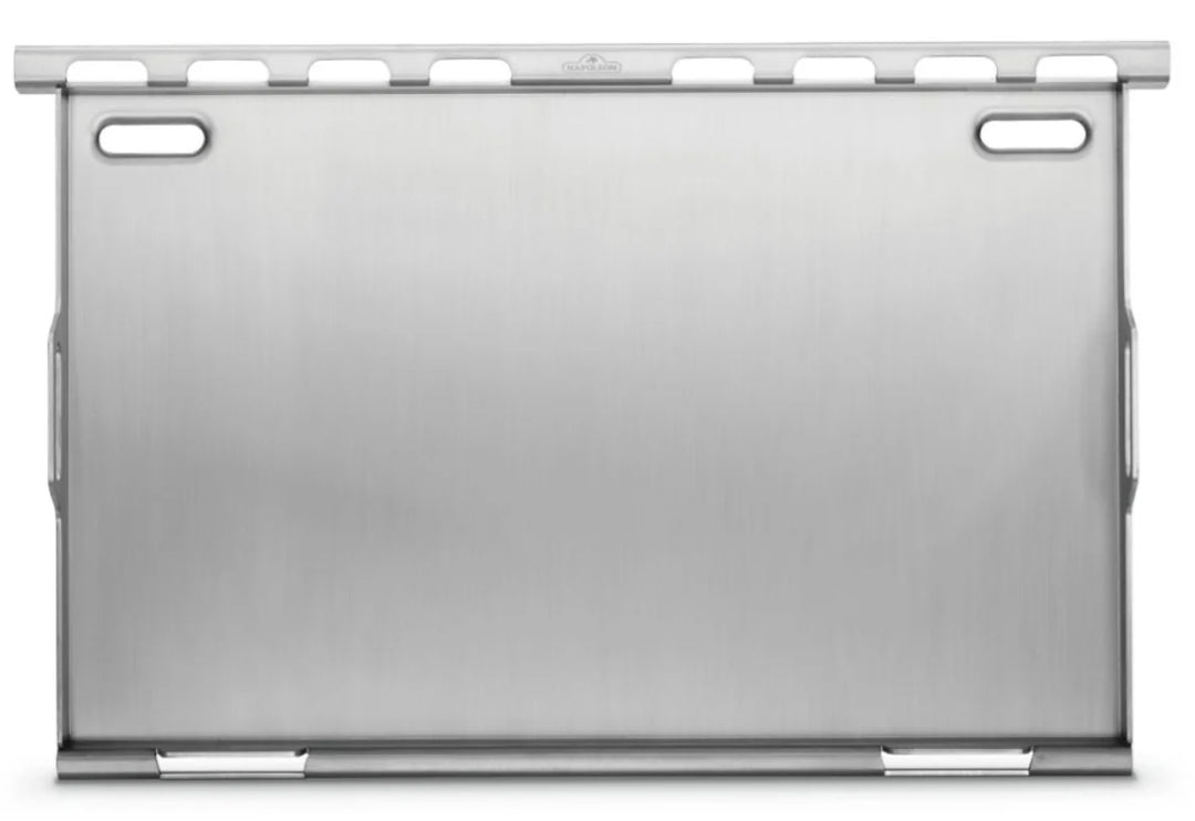 Napoleon Stainless Steel Griddle Insert - Premium flat-top griddle accessory for Prestige PRO, Prestige, Built-In 700 Series, and Rogue 525 & 625 models.