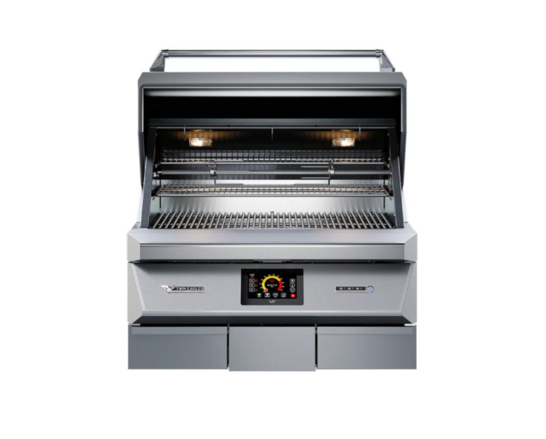 Twin Eagles 36" Pellet Grill w/ Rotisserie - Built-In