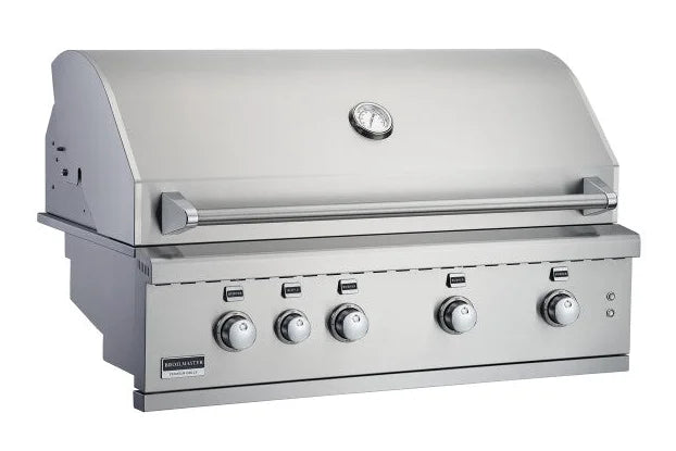 Broilmaster G-Series 42" Elite Edition Built-In Gas Grill featuring four high-performance Bow Tie burners and 1,006 square inches of total cooking space.