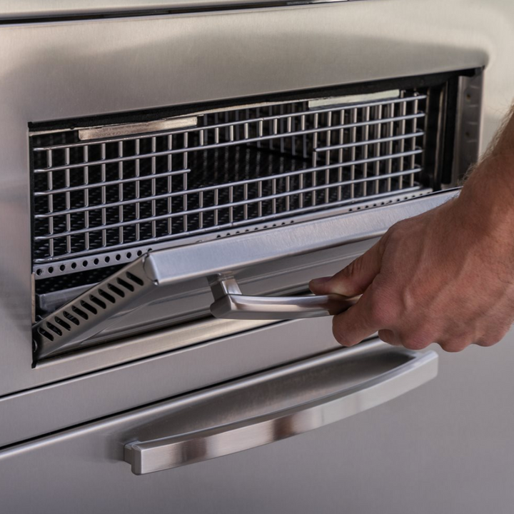 Blackstone 36” Griddle Air Fryer Combo with Dual Side Tables and Storage