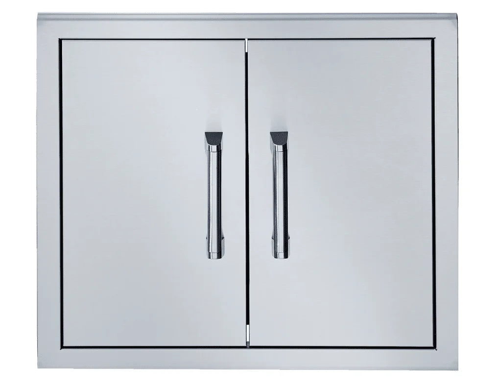 Broilmaster G Series 26-Inch Double Access Door Set made from durable 304 stainless steel for long-lasting outdoor performance.
