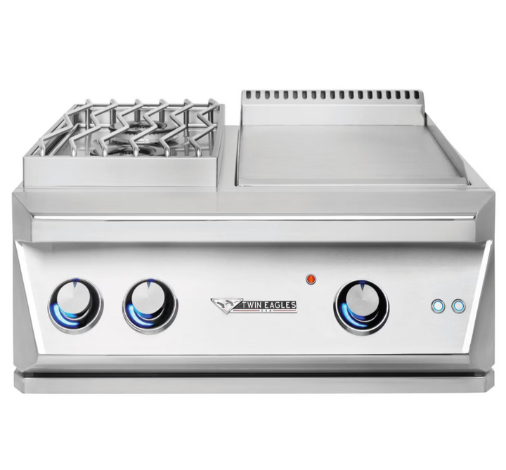 Twin Eagles 30" Side Burner Combo - Built-In